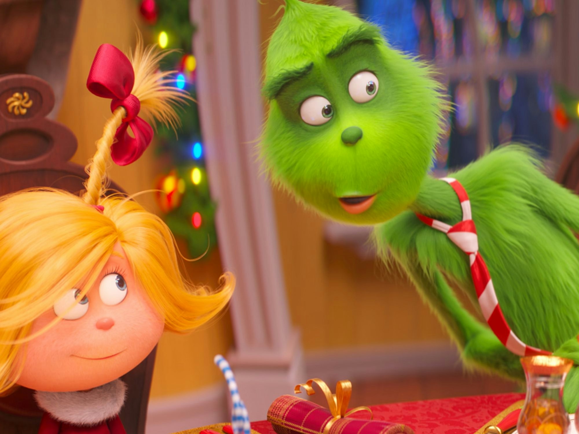 Der Grinch hasst Weihnachten und möchte das Fest für alle Menschen verderben.