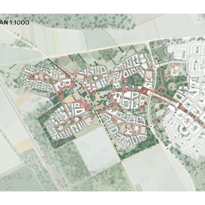 Visualisierung des geplanten Stadtteils Kreuzfeld