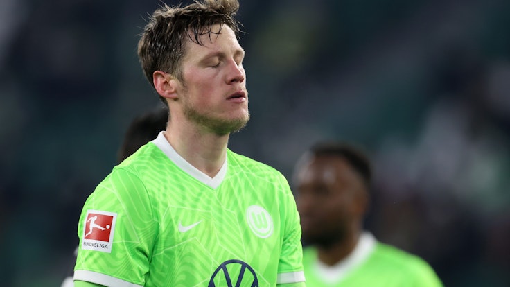 Wout Weghorst enttäuscht im Spiel gegen den 1. FC Köln