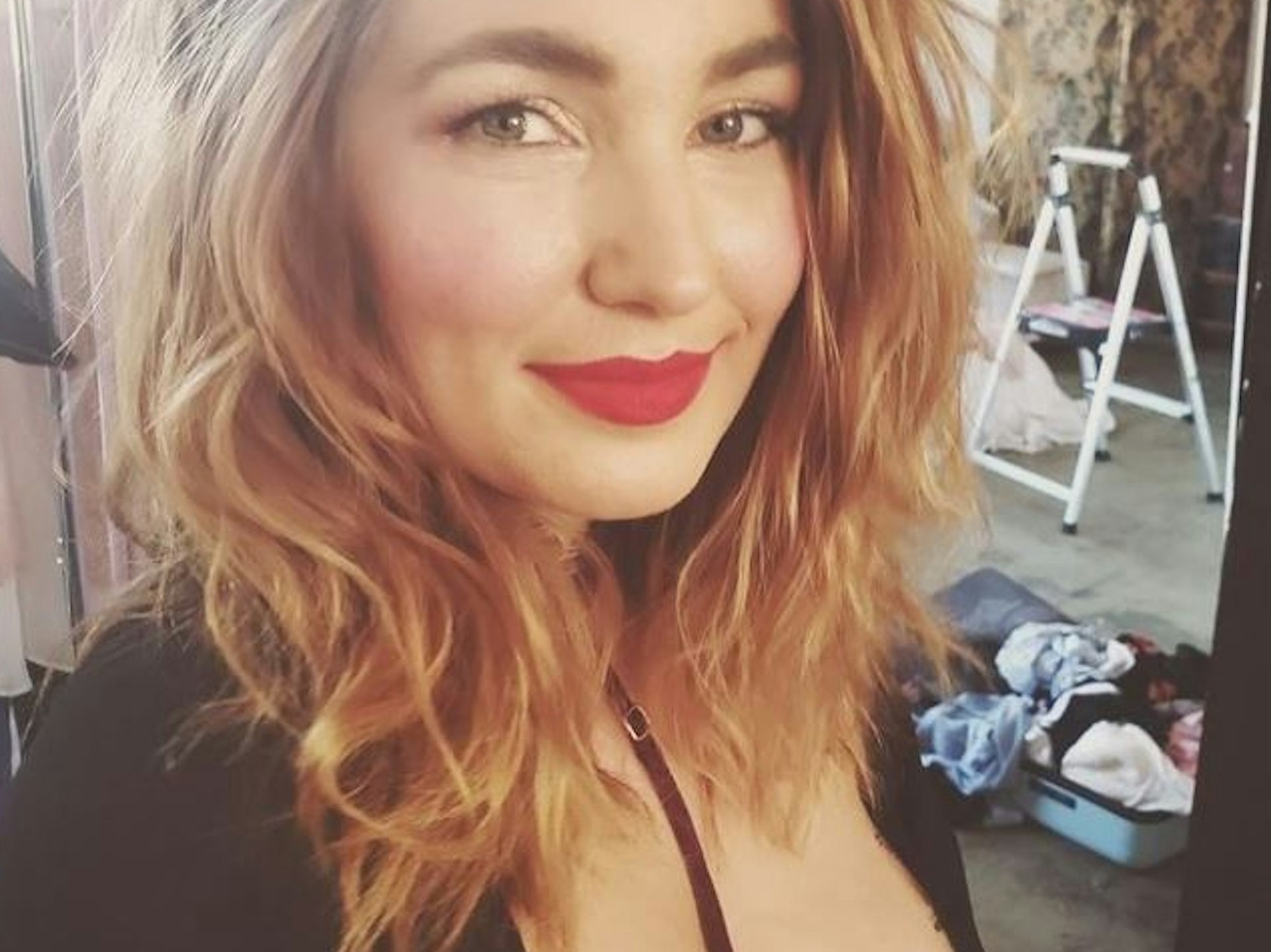 Das Selfie von TV-Sternchen Stephanie Matto, hat sie 2019 auf ihrem Instagram-Account veröffentlicht.