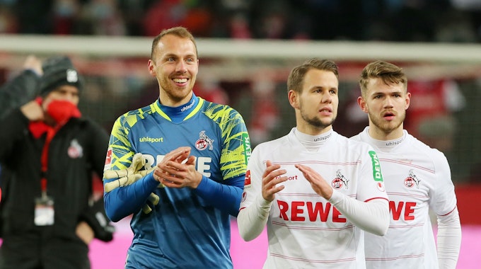 Marvin Schwäbe feiert einen gelungenen Einstand für den 1. FC Köln.