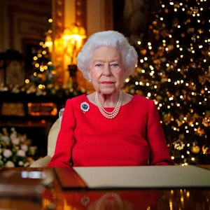 Queen Elizabeth II bei der Weihnachts-Ansprache