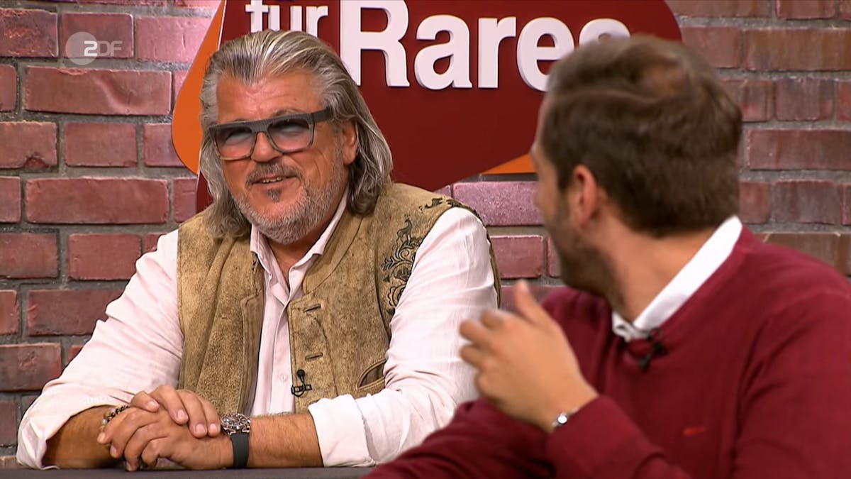 „Bares für Rares“-Händler Roman Runkel in der Ausgabe der ZDF-Trödelshow vom 29. Dezember 2021.