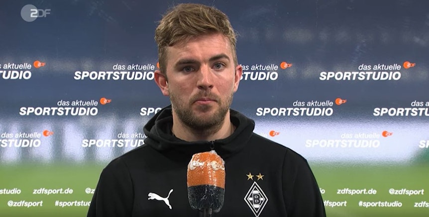 Gladbachs Christoph Kramer stand nach dem 3:0-Sieg auf Schalke am 20. März 2021 im „ZDF Sportstudio“ Rede und Antwort.