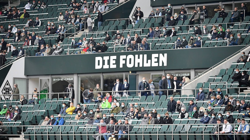 Mehr als 10.000 Zuschauer im Borussia-Park: Das hat es in Gladbach das letzte Mal am 26. September 2020 gegeben, als 10.383 Fans das Bundesliga-Duell zwischen Gladbach und Union Berlin verfolgten.
