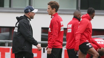 Noah Katterbach trainiert unter Steffen Baumgart beim 1. FC Köln.