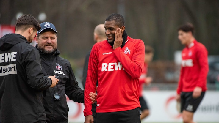 Steffen Baumgart trainiert Anthony Modeste beim 1. FC Köln.