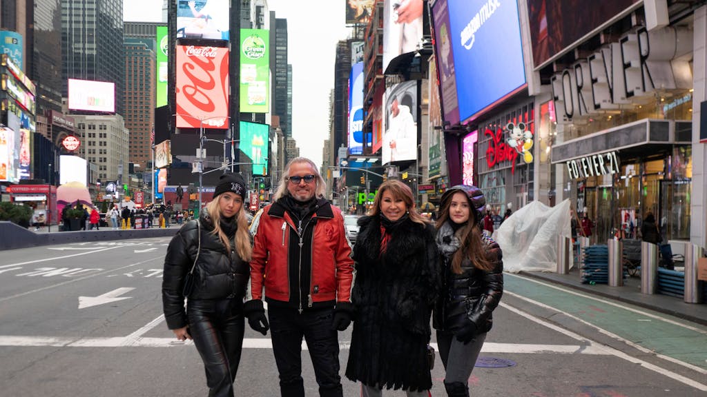 Familie Geiss in New York City