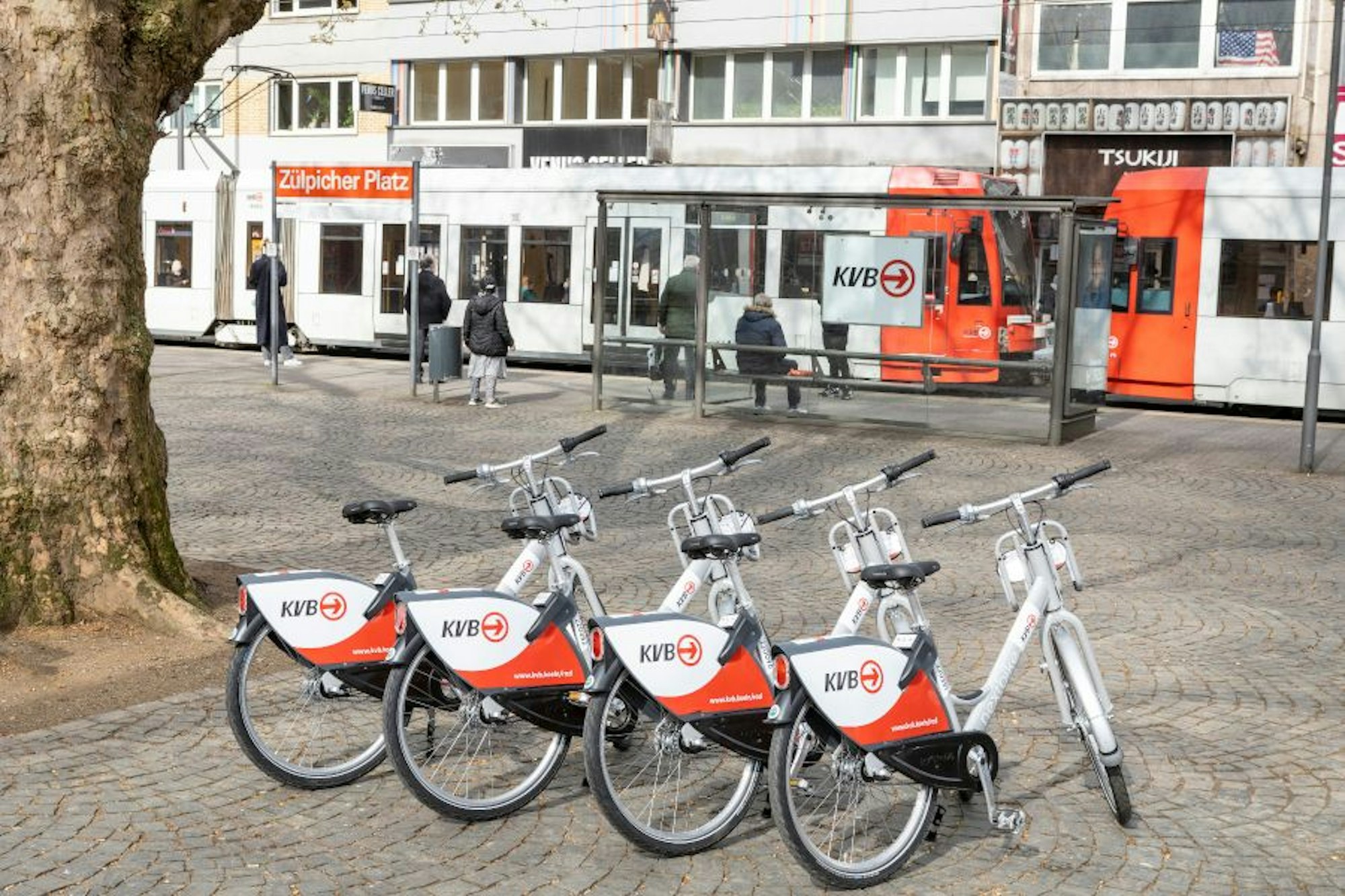 Das KVB-Rad ist an vielen Stellen in Köln verfügbar.