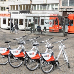 Das KVB-Rad ist an vielen Stellen in Köln verfügbar.