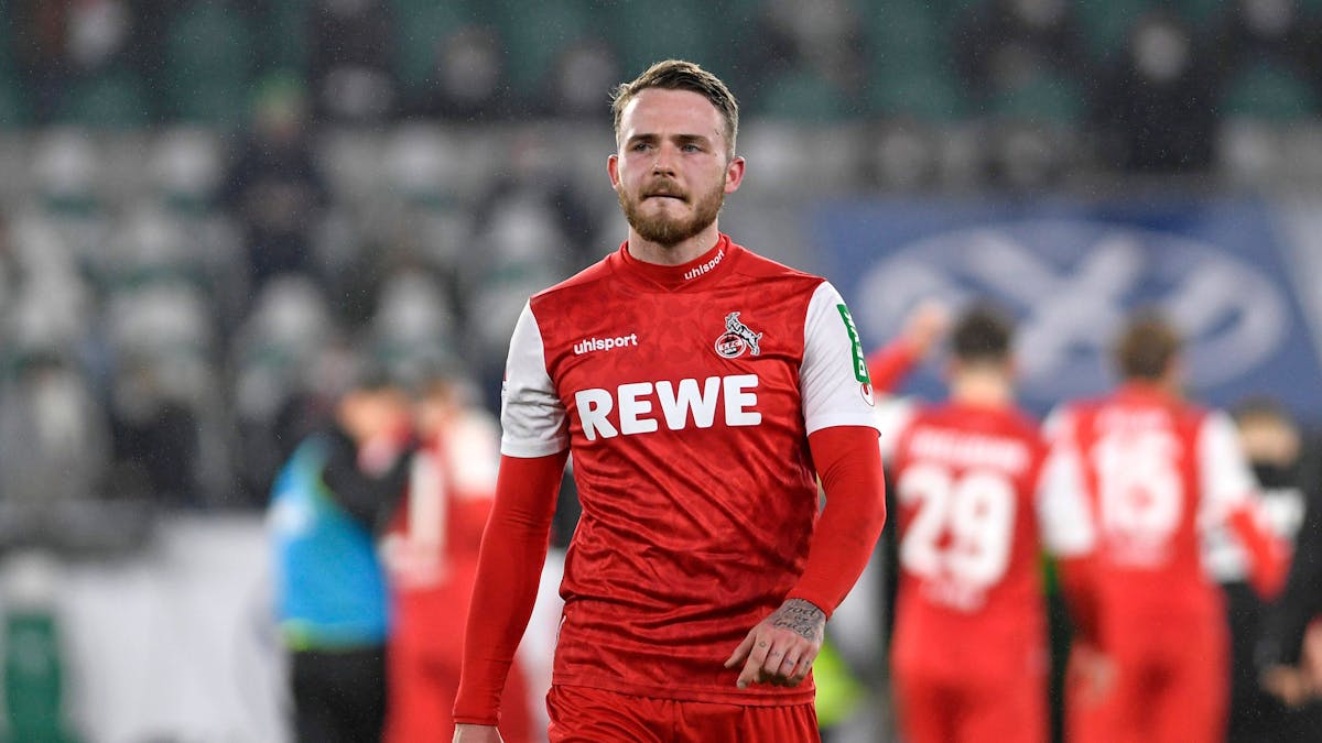 Jannes Horn vom 1. FC Köln im Spiel gegen den VfL Wolfsburg