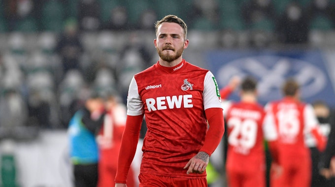 Jannes Horn vom 1. FC Köln im Spiel gegen den VfL Wolfsburg