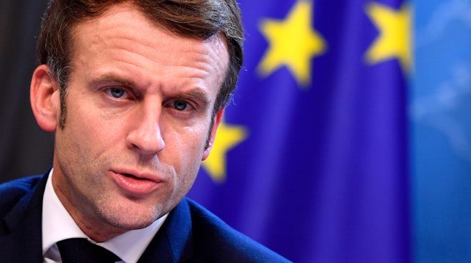 Emmanuel Macron, Präsident von Frankreich: Ihm platzt der Kragen, wenn es um Ungeimpfte geht.