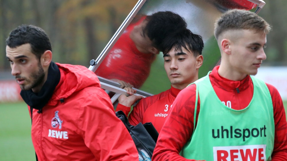 Jens Castrop trainiert mit dem 1. FC Köln.