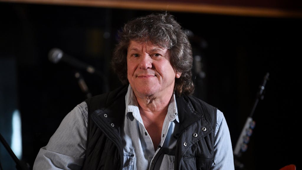 Michael Lang, Mitorganisator des legendären Woodstock-Festivals, nimmt in den Electric Lady Studios an der Bekanntgabe des Woodstock 50 Lineups teil. Lang starb am 8. Januar 2022 an einem Krebsleiden und wurde 77 Jahre alt.