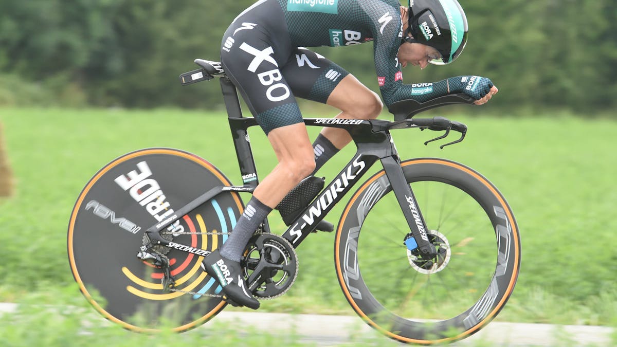 Tour de France, 5. Etappe 2021: Emanuel Buchmann beim Einzelzeitfahren.&nbsp;