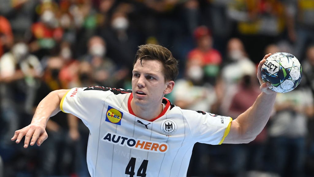 Handball-EM: Deutschlands Christoph Steinert in Aktion.&nbsp;