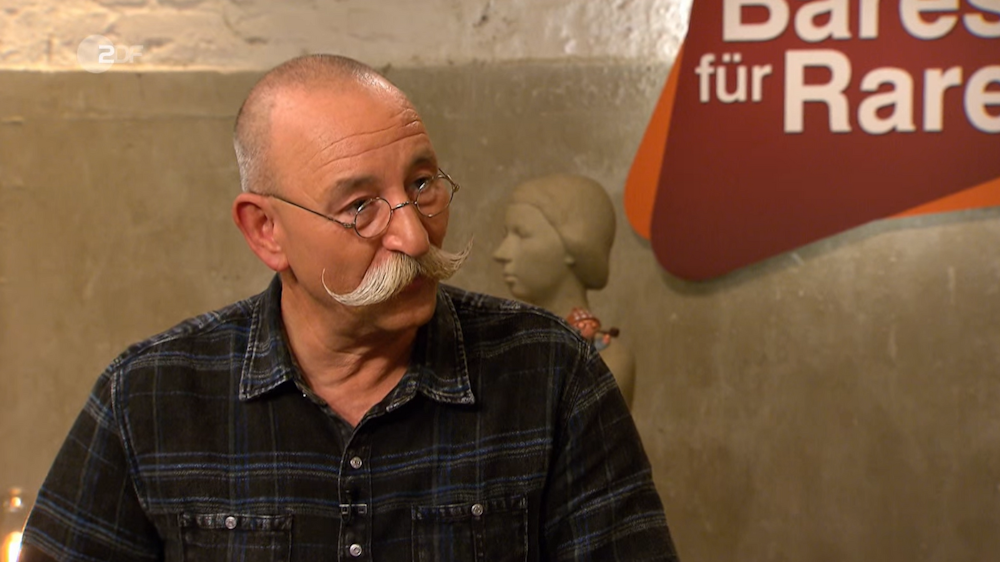 Horst Lichter in der ZDF-„Bares für Rares“-Sendung am Donnerstag (20. Januar 2022).