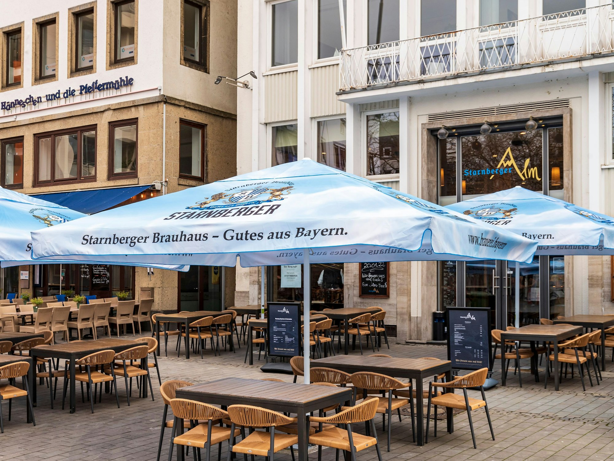Gastronomie-Neueröffnung auf dem Heumarkt in der Kölner Altstadt: Das Bayerische Restaurant Starnberger Alm.