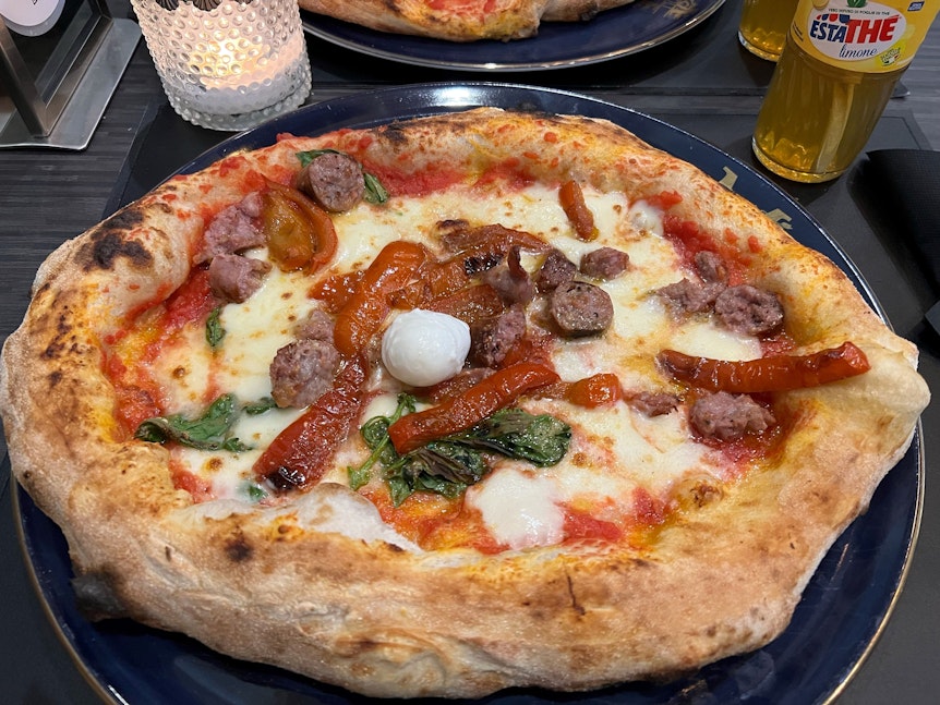 Eine Pizza unseres Jode Lade „Made in Napoli“