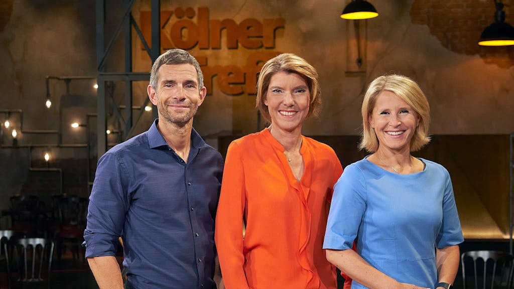 &nbsp;Das Moderations-Team des Kölner Treffs: Bettina Böttinger (Mitte), Susan Link und Micky Beisenherz.&nbsp;
