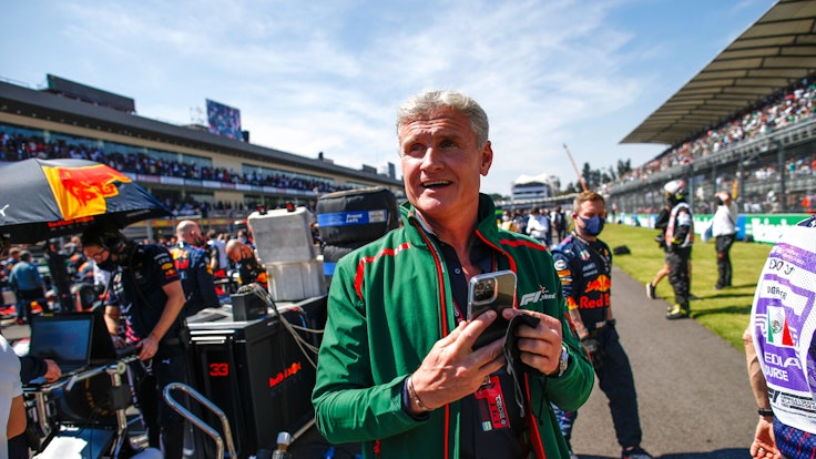 David Coulthard auf der Strecke des Grand Prix von Mexiko.