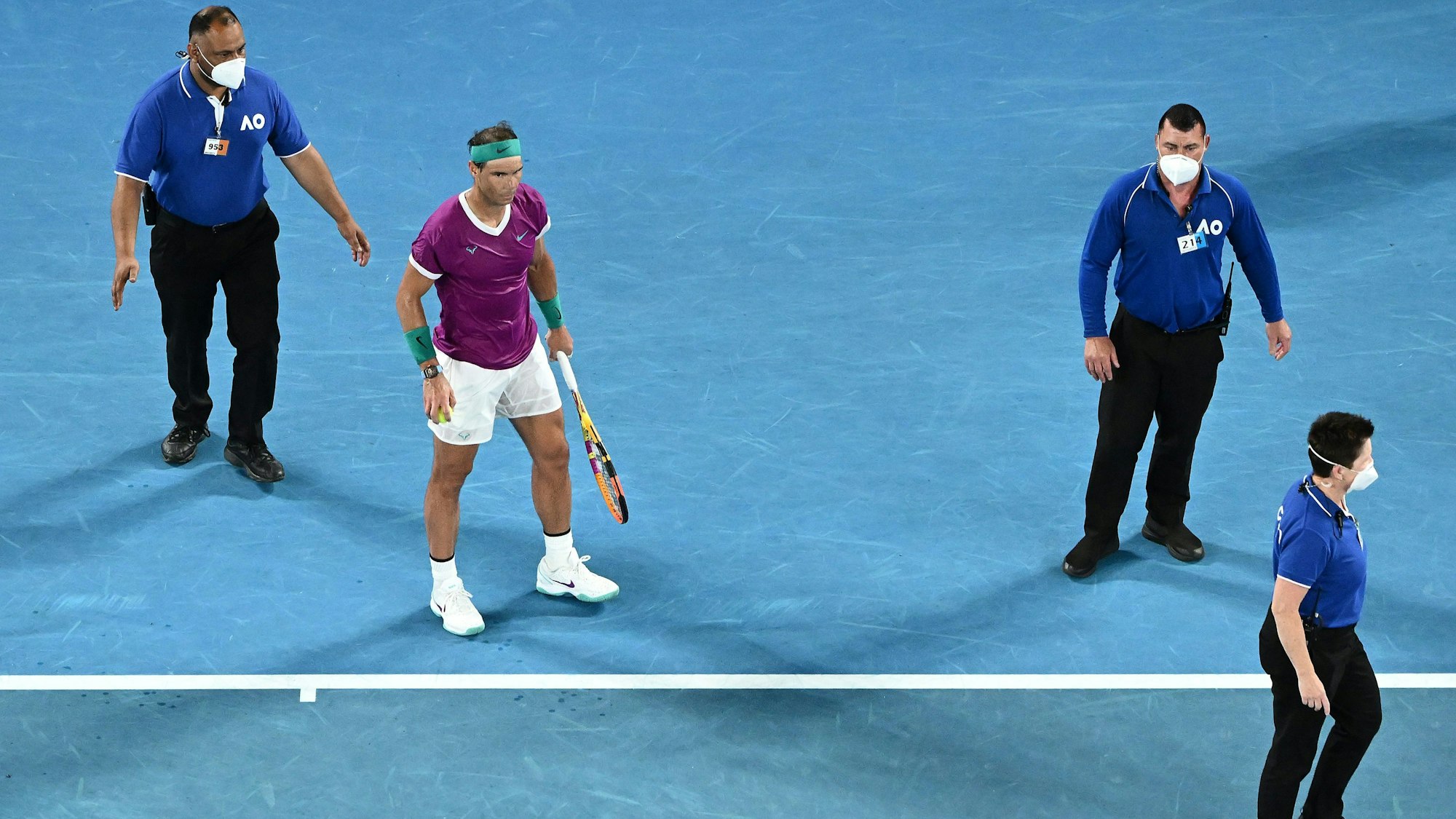 Rafael Nadal beim Finale der Australian Open.