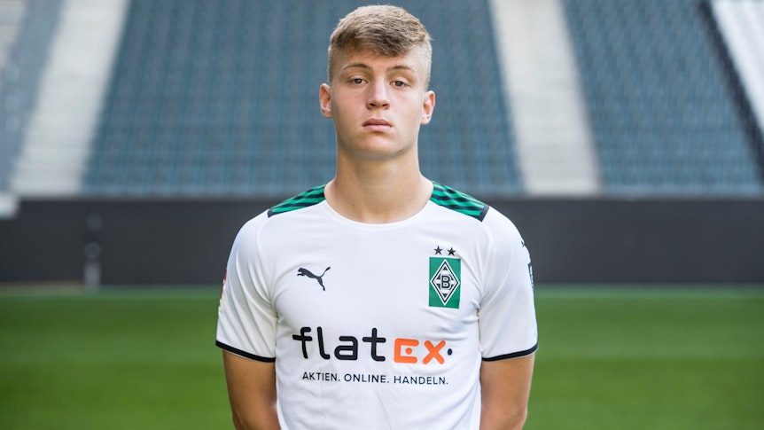 Linksverteidiger Luca Netz wechselte im Sommer 2021 von Hertha BSC zu Borussia Mönchengladbach.