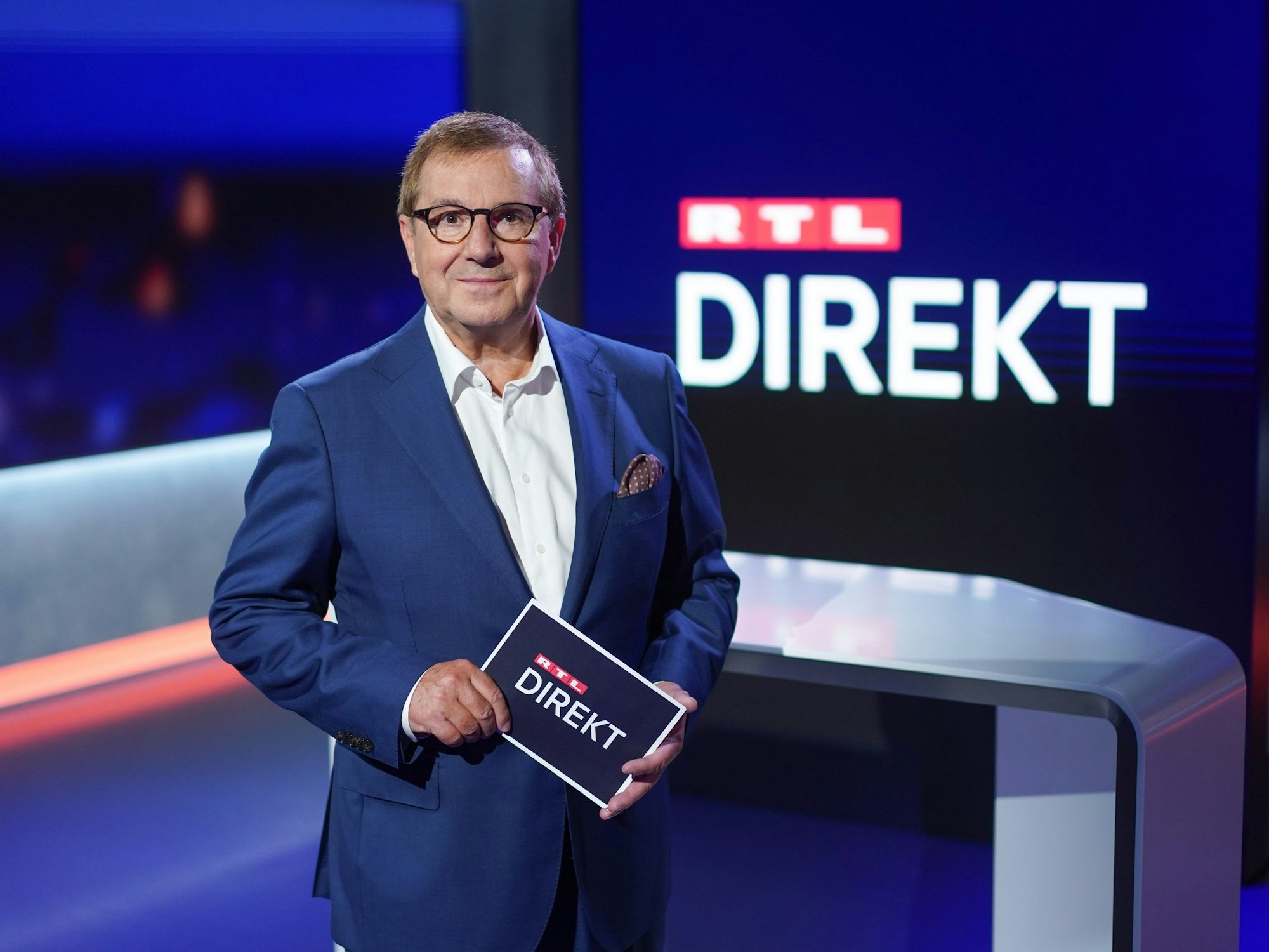 Jan Hofer (hier im August 2021) muss bei RTL krank ausfallen.