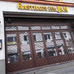 Das Gasthaus Jan in der Thieboldsgasse ist geschlossen. Foto von Redakteur Bastian Ebel