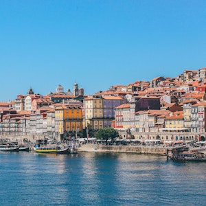 Der Hafen der Stadt Porto in Portugal.