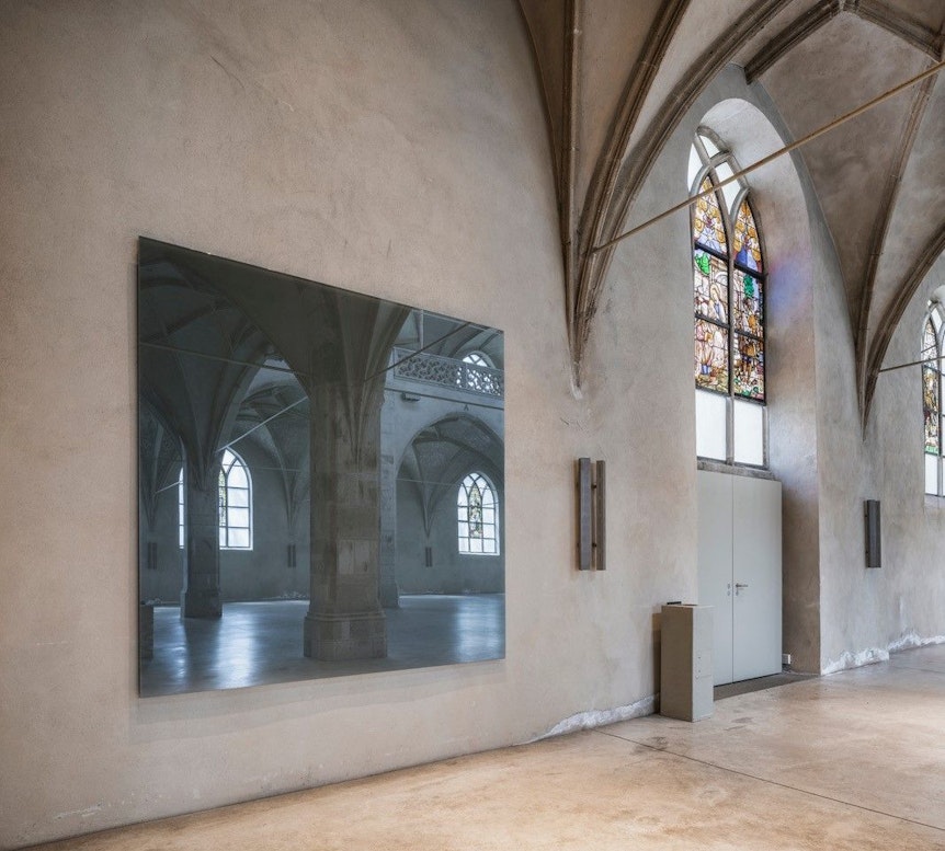 In der Kunst-Station Sankt Peter in Köln hängt das Spiegel-Werk von Gerhard Richter.