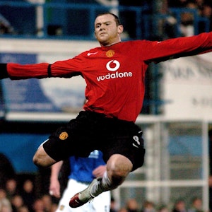Ex-Fußball-Star Wayne Rooney in Aktion.