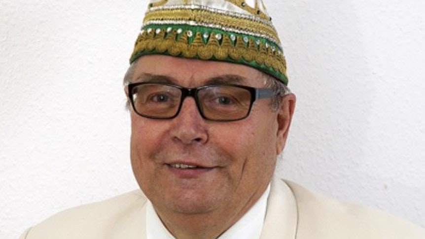 Präsident Wolfgang Peuker von den Närrischen Insulanern