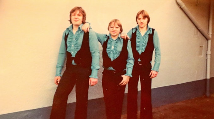 Detlef Vorholt, Micky Brühl und Bubi Brühl (v.l.) in den 1980er Jahren