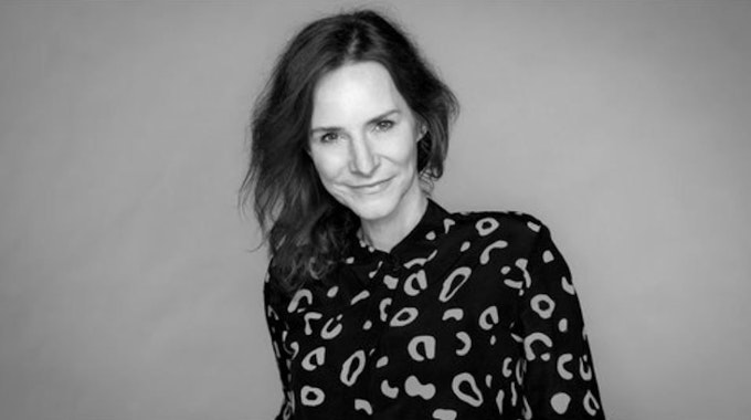 Franziska Knost auf eine Schwarz-Weiß-Foto.