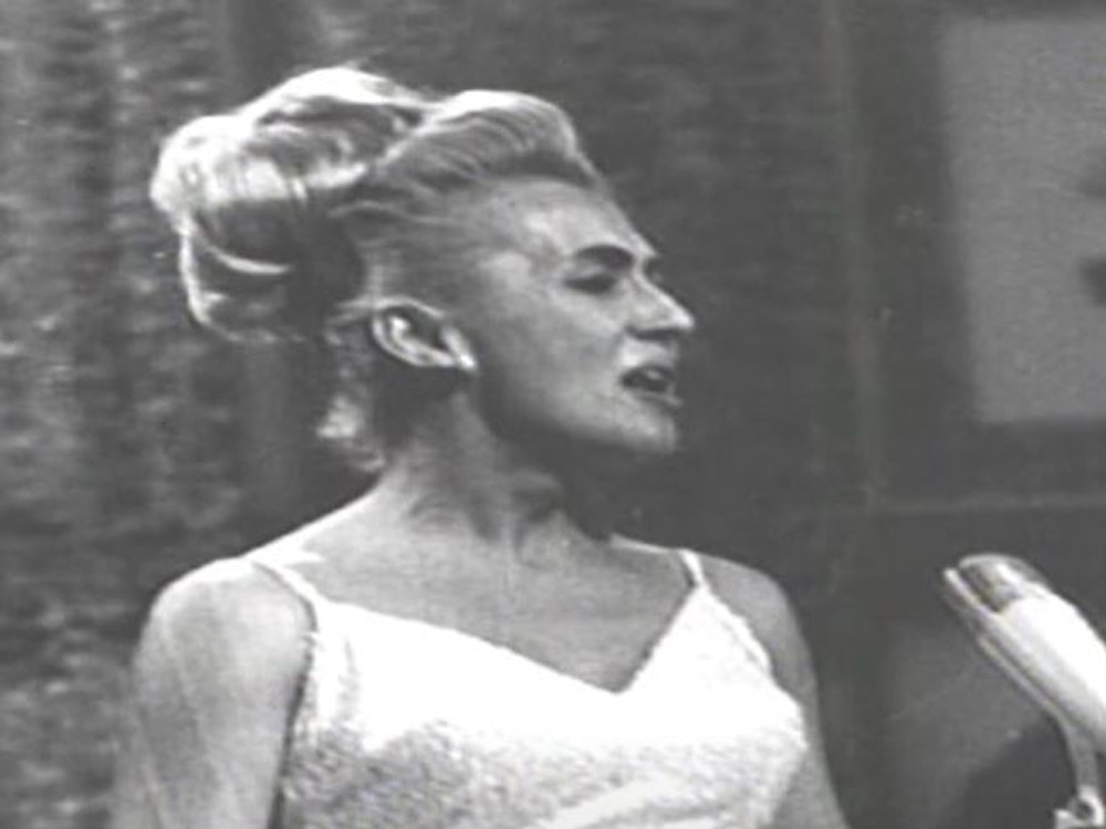 ESC 2022 in Trauer: Nora Nova beim Eurovision Song Contest im Jahr 1964.