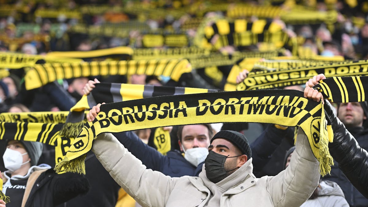 Die Fans von Borussia Dortmund, hier am 6. Februar gegen Bayer Leverkusen.