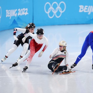 Anna Seidel stürzte bei Olympia.