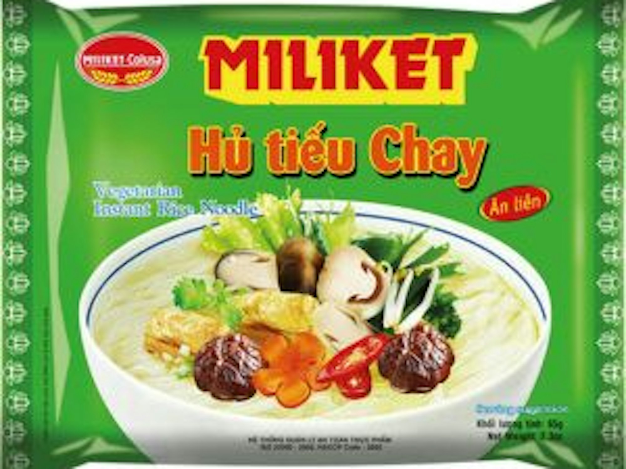Der Hersteller TMTM Company warnt vor dem Verzehr des Artikels „Miliket Vegetarian Instant Rice Noodles“