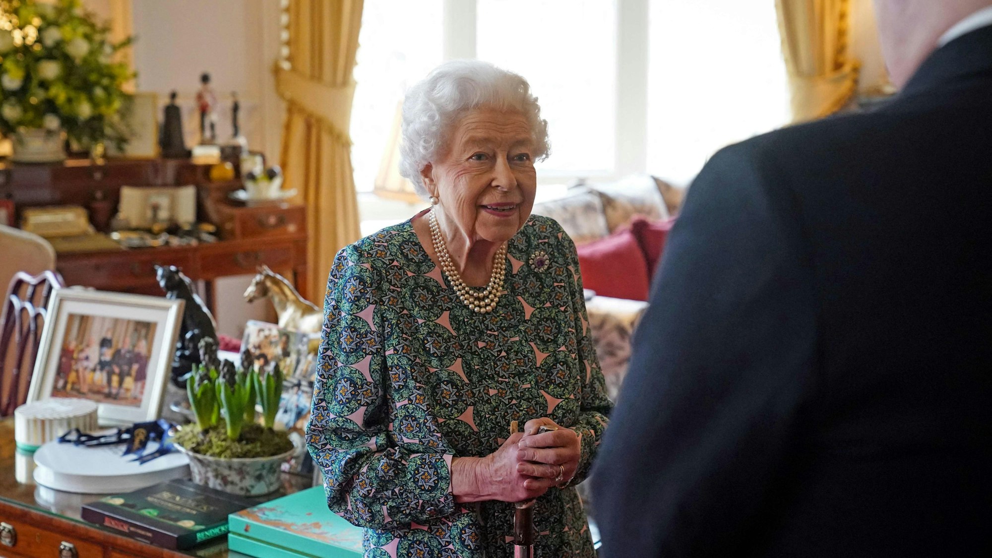 Queen Elizabeth II. (hier am 16. Februar) hat Corona.