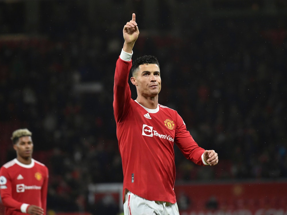 Cristiano Ronaldo von Manchester United am 15. Februar 2022.