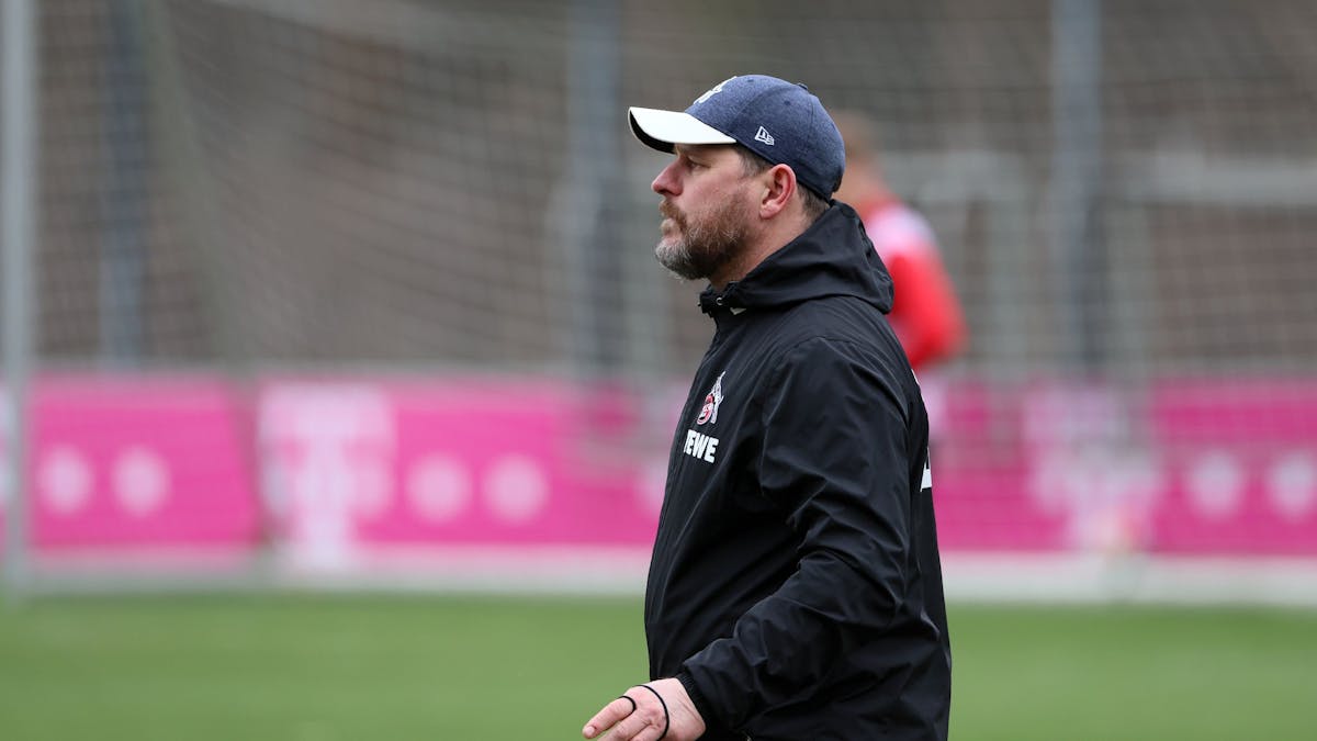 Steffen Baumgart im Training de 1. FC Köln