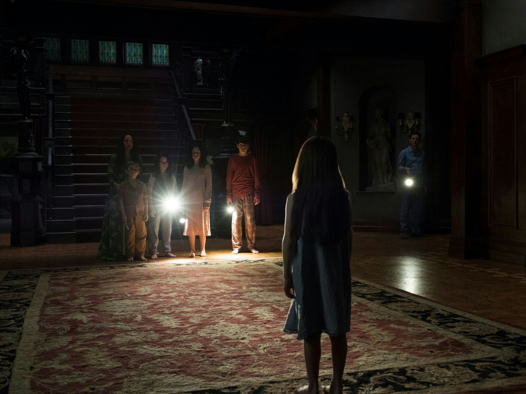 Eine Szene der Netflix-Serie „Spuk in Hill House“.