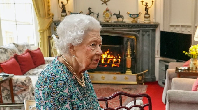 Königin Elizabeth II., hier am 16. Februar 2022, hat einen geplanten Empfang abgesagt.