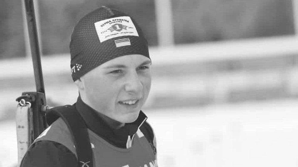 Der ukrainische Biathlet Yevhen Malyshev kam beim Krieg gegen Russland ums Leben. Bild vom ukrainischen Biathlon Verband.