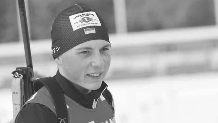 Der ukrainische Biathlet Yevhen Malyshev kam beim Krieg gegen Russland ums Leben. Bild vom ukrainischen Biathlon Verband.
