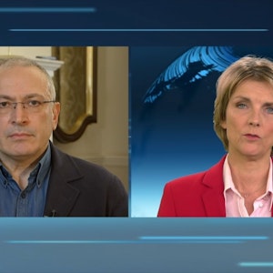 Man müsse "alles stoppen, alles sperren", betonte der Michail Chodorkowski im Gespräch mit Marietta Slomka.
