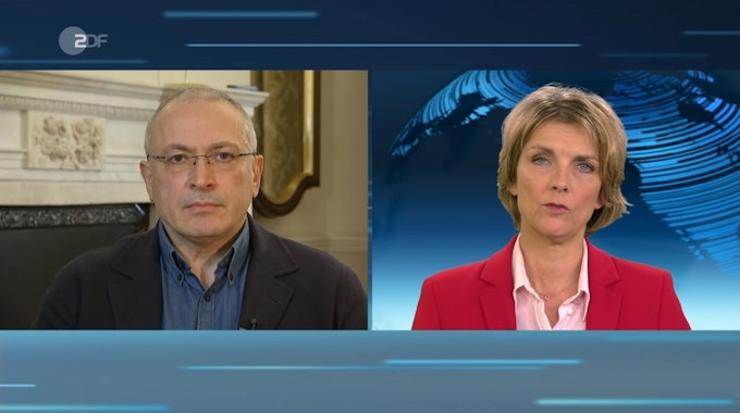 Man müsse "alles stoppen, alles sperren", betonte der Michail Chodorkowski im Gespräch mit Marietta Slomka.