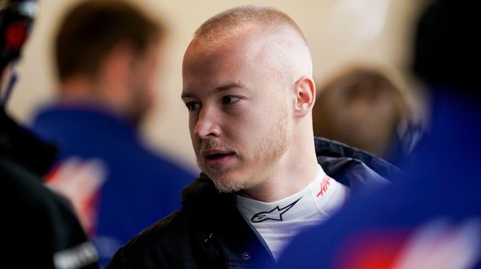 Nikita Mazepin aus Russland vom Team Haas-Ferrari.